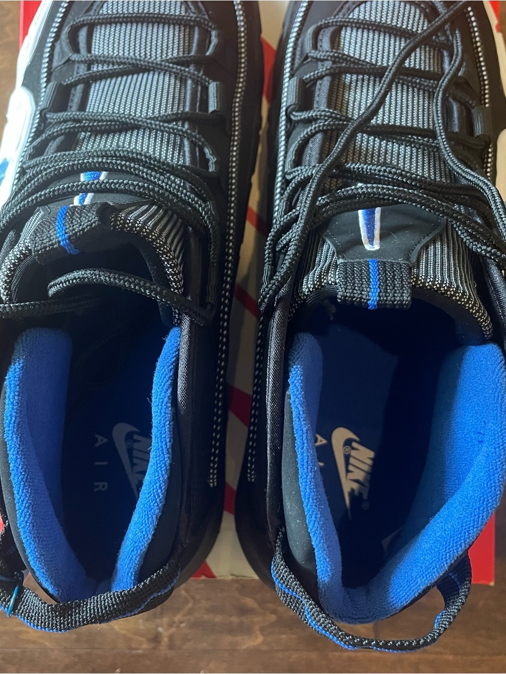 Nike Air Max Penny 1 Orlando Mid Top (2022) Black Varsity Royal 12 - Picture 7 of 9